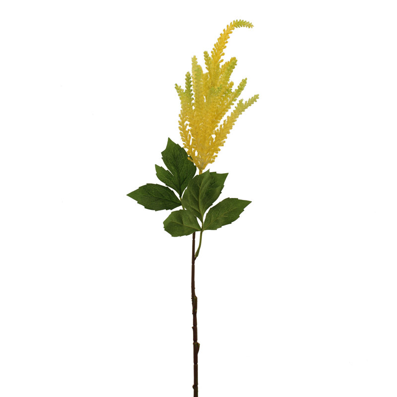 Artificial Astilbe Stem, Yellow