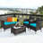 Bryen 4 - Person Patio Conversation Set with Cushions-1139713259