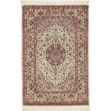 Persian Isfahan One-of-a-Kind Rectangle 3'9" X 5'8" Hand Knotted Area Rug