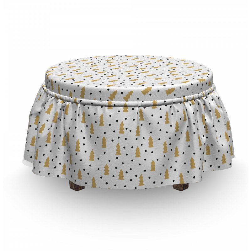 Box Cushion Ottoman Slipcover