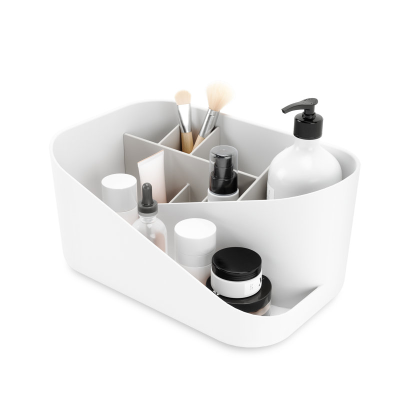 Plastic 9 Compartment Makeup Organizer