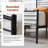 Modern Horizontal Slat Metal Bed Frame with Headboard and Footboard-1348365058-1348365056