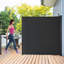 Auvent latéral rétractable et imperméable résistant aux rayons UV pour patio et balcon-114458854-114360217
