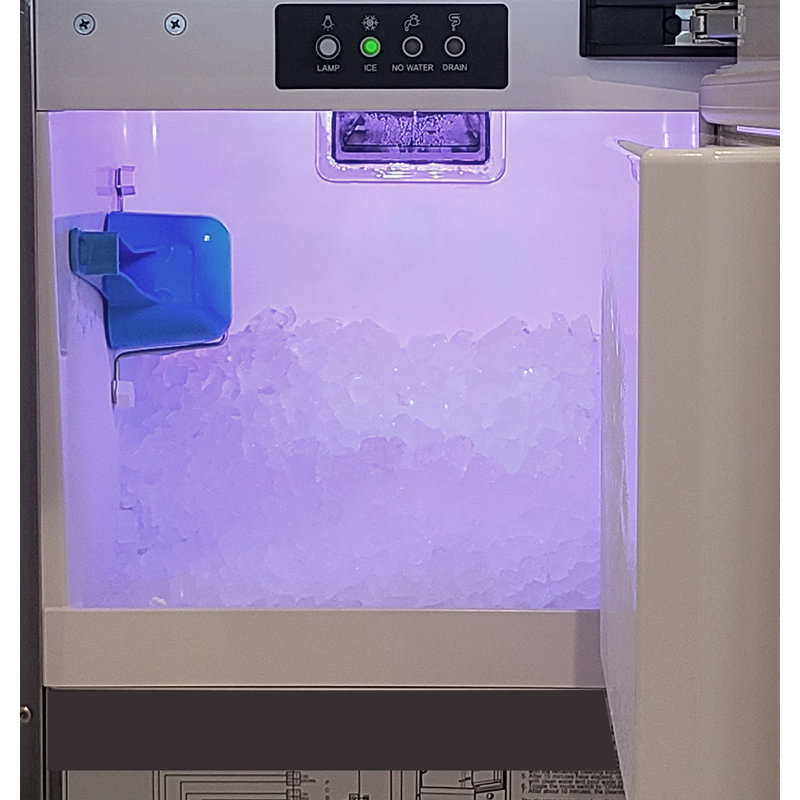 15" Nugget Ice Maker, Pump Drain