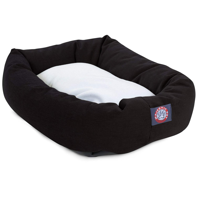 Pet Bed, Large (29" W x 40" D x 9" H), Black