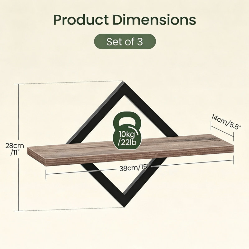 Wood Accent Shelf