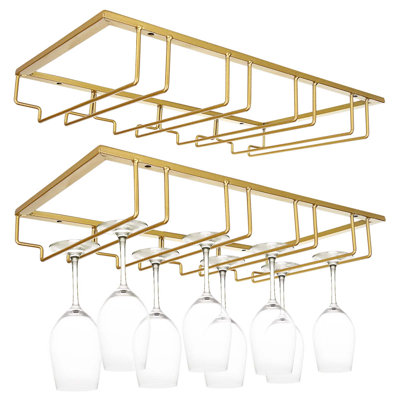 Bhure Wine Glass Rack in Gold