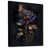 Toile avec cadre flottant noir