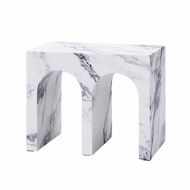 Table de bout en pierre reconstituée