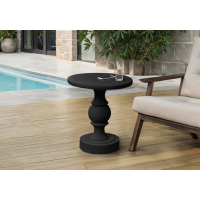 Table d'appoint d'extérieur moderne 25 "h