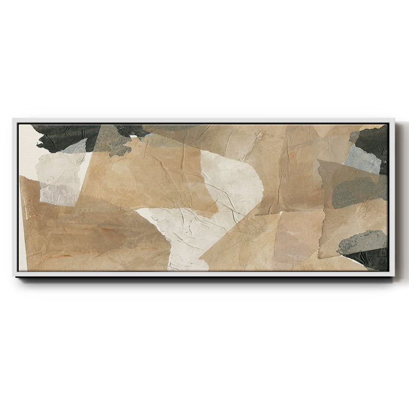 Paper Blur IV - Framed Canvas