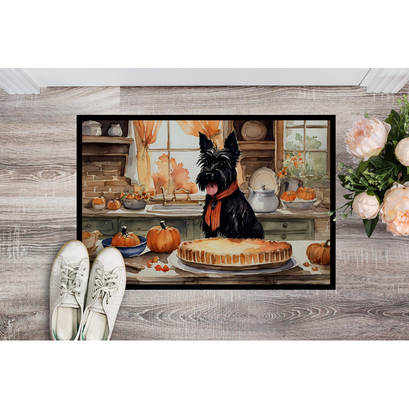Paillasson Scottish Terrier, L 24 po x L 36 po