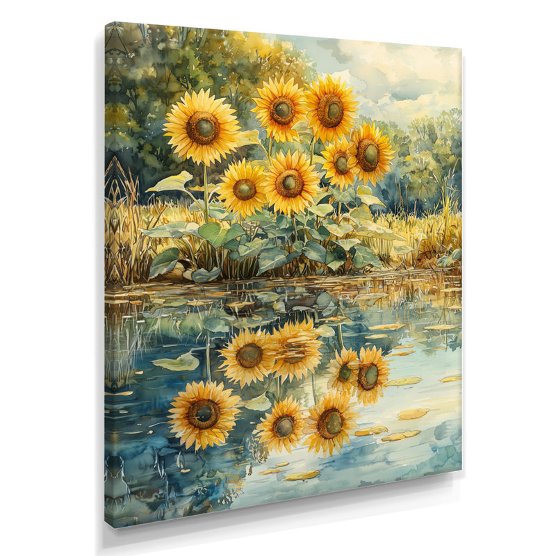 Dorna - impressions murales florales, Toile tendue, Ne s’applique pas, H 20 po x l 12 po