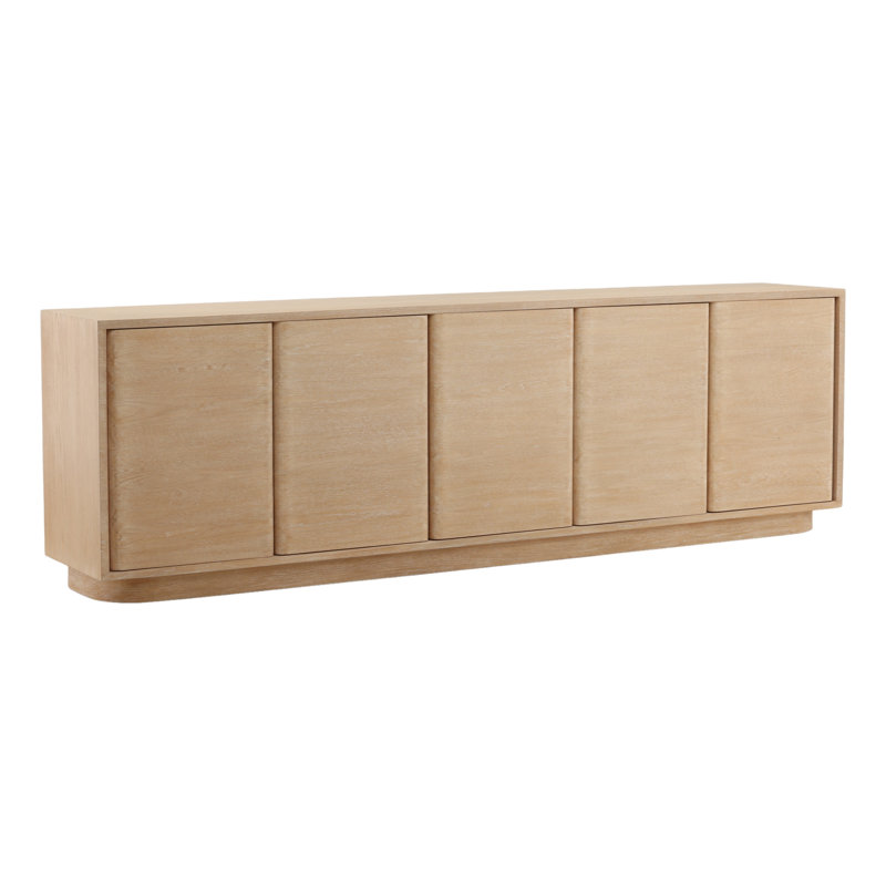 Zay Sideboard Light Natural, 32" H x 104.3" W x 18" D