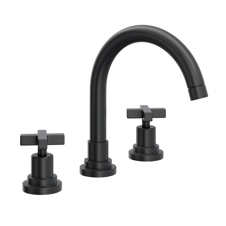 Lombardia Widespread Bathroom Faucet with C-Spout