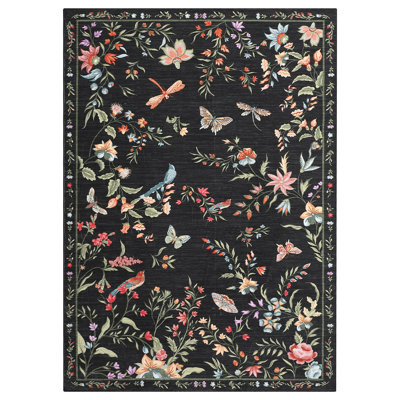 Tapis lavable pour le salon Tapis antidérapant pour la chambre à coucher Tapis de ferme résistant aux taches pour la salle à manger Bureau