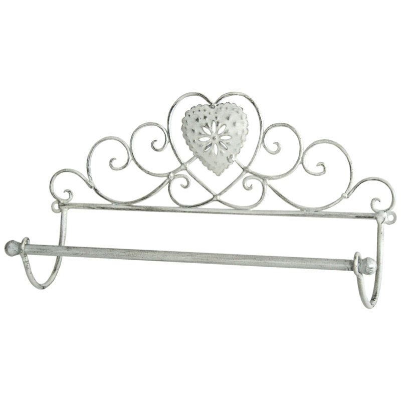 Douglas 37cm 1 Towel Bar, White