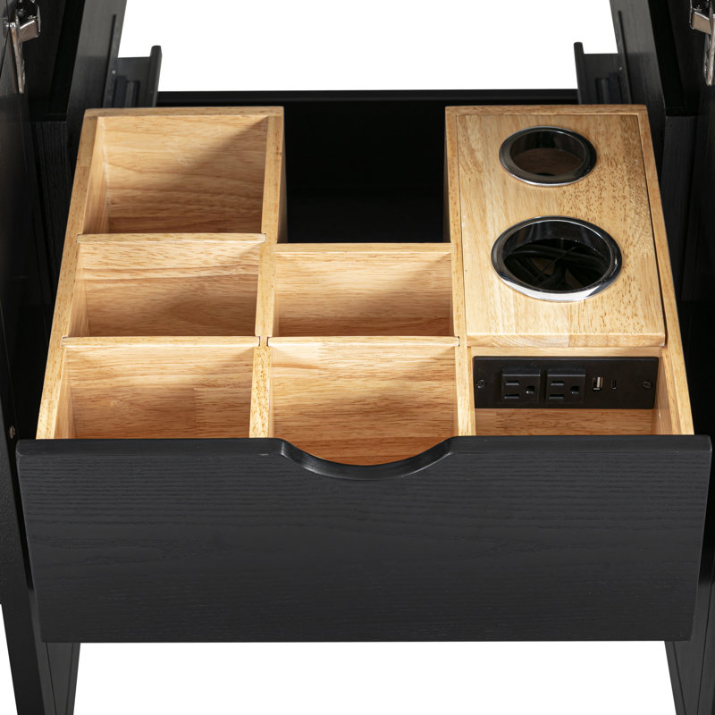 Luka 30 in. Single Sink Bathroom Vanity in Black Oak