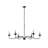 6-Light   Metal Chandelier