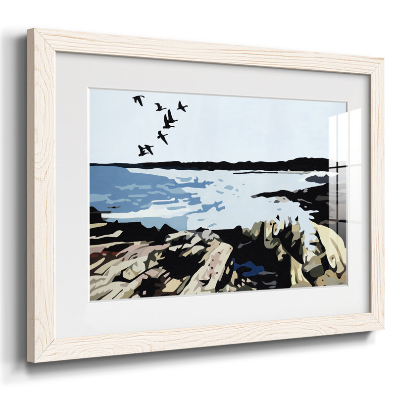 Maine événement encadré sur toile, Blanc, H 18 po x l 26 po x P 1,5 po