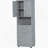 Tall Bathroom Cabinet With Laundry Basket, Large Storage Space-975184507
