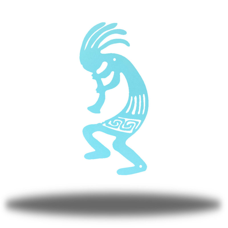 Décoration murale Kokopelli, Écume de mer, H 36 po x l 16 po x P 0,06 po