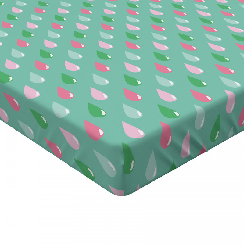 Microfiber Geometric Fitted Sheet, Full Fitted Sheet