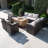 8-Person Outdoor Seating Set With Firepit Table
