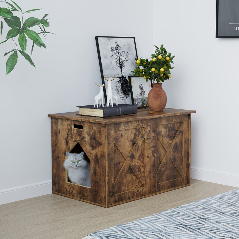 Meuble pour animal de compagnie Eco Brown, brun rustique
