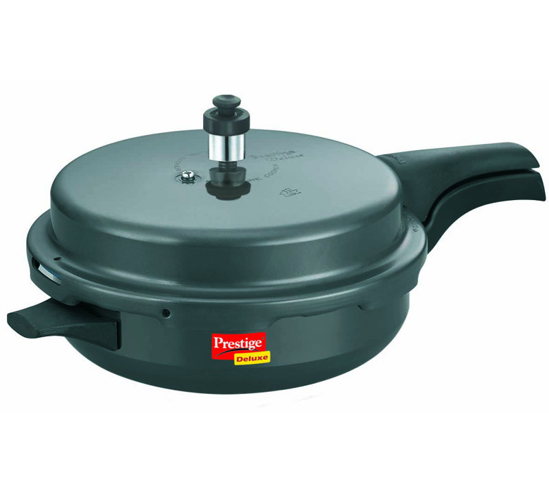 Prestige Cookers Hard Anodised Pan Pressure Cooker, Junior