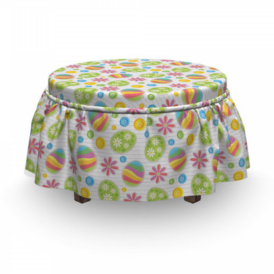 Box Cushion Ottoman Slipcover