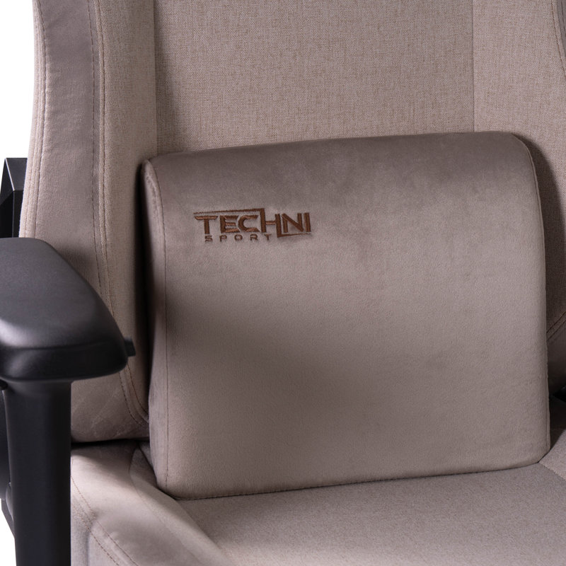 Fauteuil de jeu inclinable ergonomique Inbox Zero, Beige