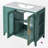 36'' Freestanding Single Bathroom Vanity With Ceramic Top