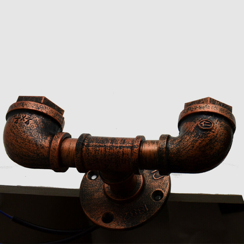 Calumet Candle Wall Light, Rustic Red