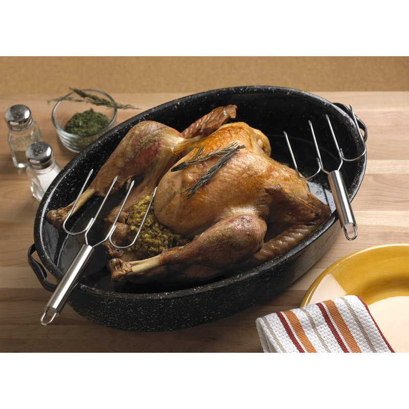 Fox Run Brands 2 Piece Poultry/Roast/Turkey Lifters