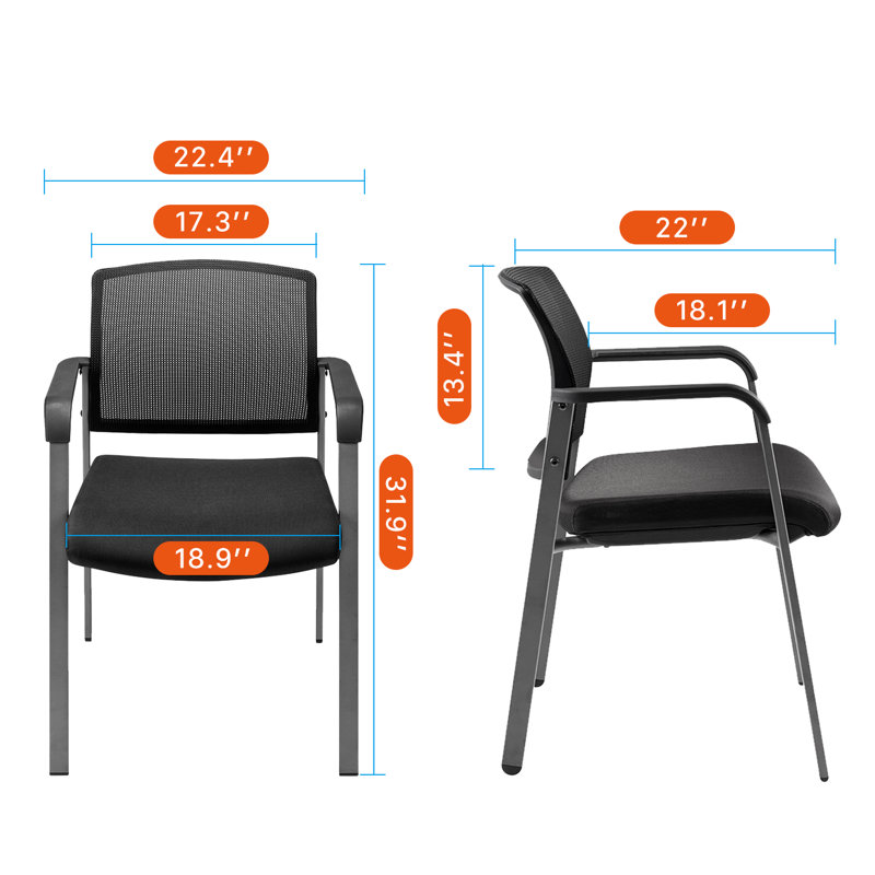 Chaise d'invité rembourrée CLATINA