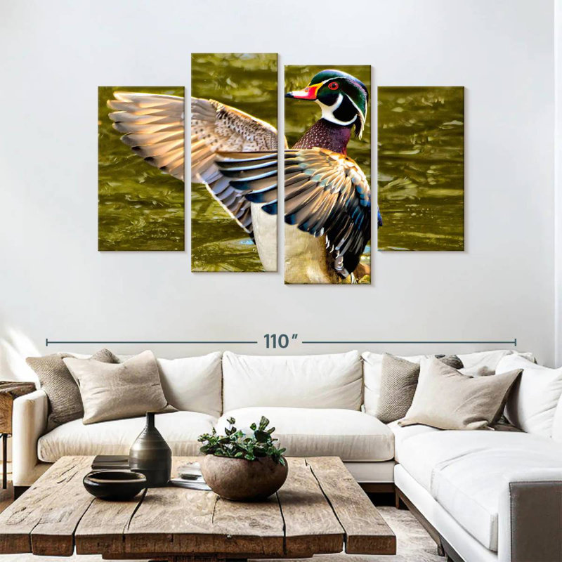 Brampt Duck Flapping Wings, 54" H x 84" W