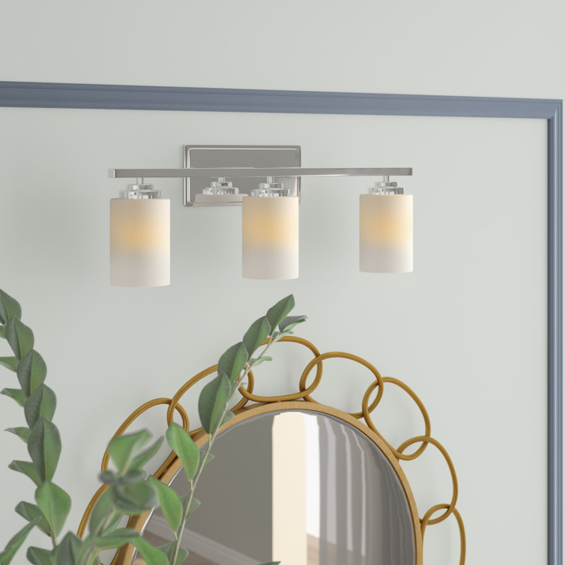 Éclairage pour meuble-lavabo 3 lumières Keisuke, Chrome