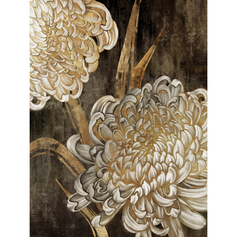 Golden Grace II sur toile par Eva Watts, reproduction, H 16 po x l 12 po