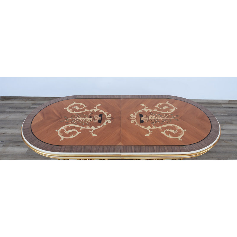 Valentine II Mahogany Wood Dining Table