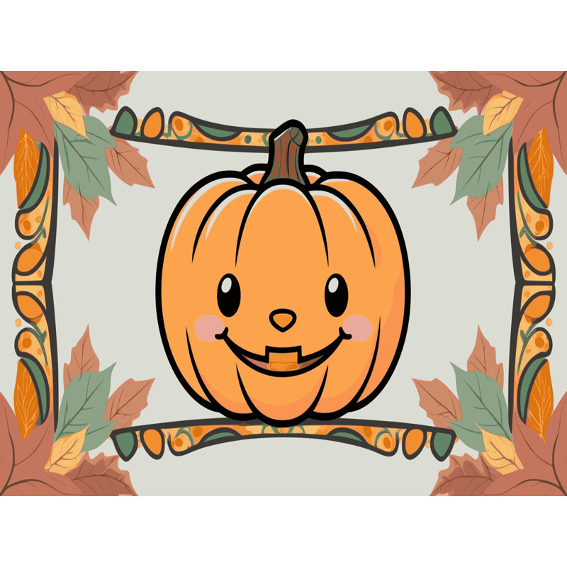 Tapis de vacances d'Halloween The Holiday Aisle®, Rectangle 4pi x 6 pi