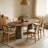 Walnut Oval Solid Wood Dining table-201392306