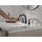 Broadmoor Widespread Pull Out Sprayer Bathroom Faucet, 2-handle Bathroom Sink Faucet with Drain-88089703
