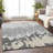 Premium Machine Washable Prisco Gray Rug-1812521122