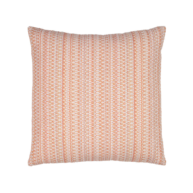 Kaleidoscope Sunbrella® Indoor/Outdoor Pillow Cover & Insert, 20" H x 20" W, Square, Clay