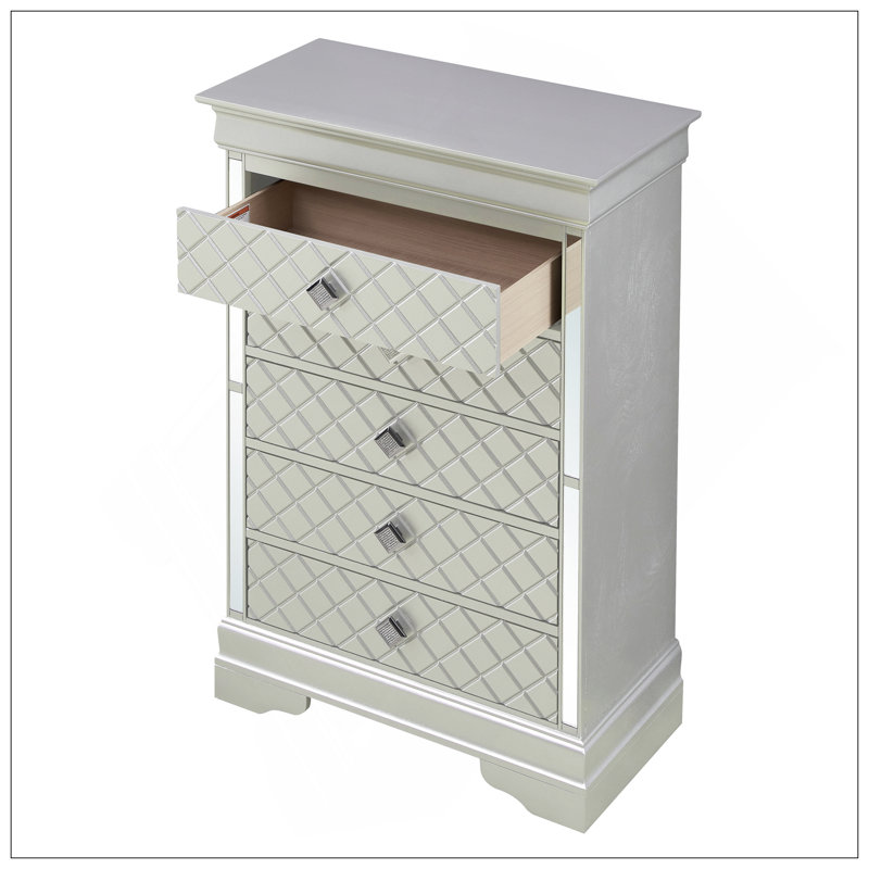 Verona  Chest , Silver Champagne, Silver Champagne
