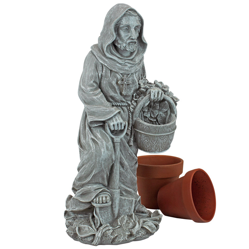 St. fiacre, le statue de jardin saint-valentin