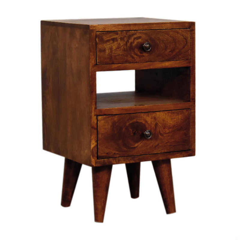 Table de chevet châtaignier classique