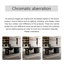 Bureau rectangulaire noir massif + bois manufacturé + acrylique avec 2 tiroirs-2048177616-2048177630