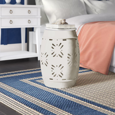 Apsara Ceramic Accent Stool